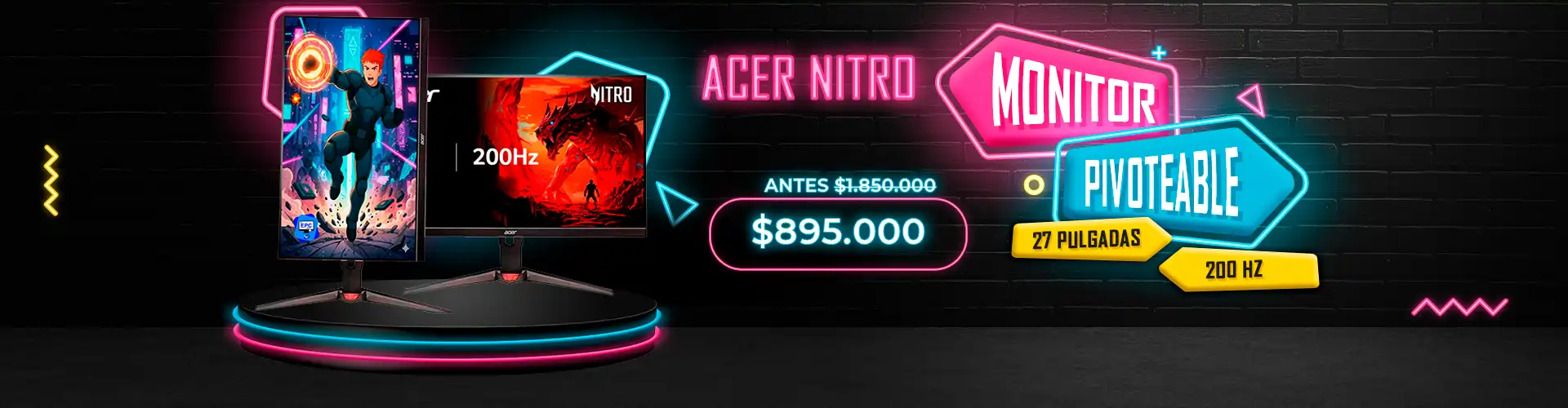 MONITOR ACER NITRO PIVOTEABLE