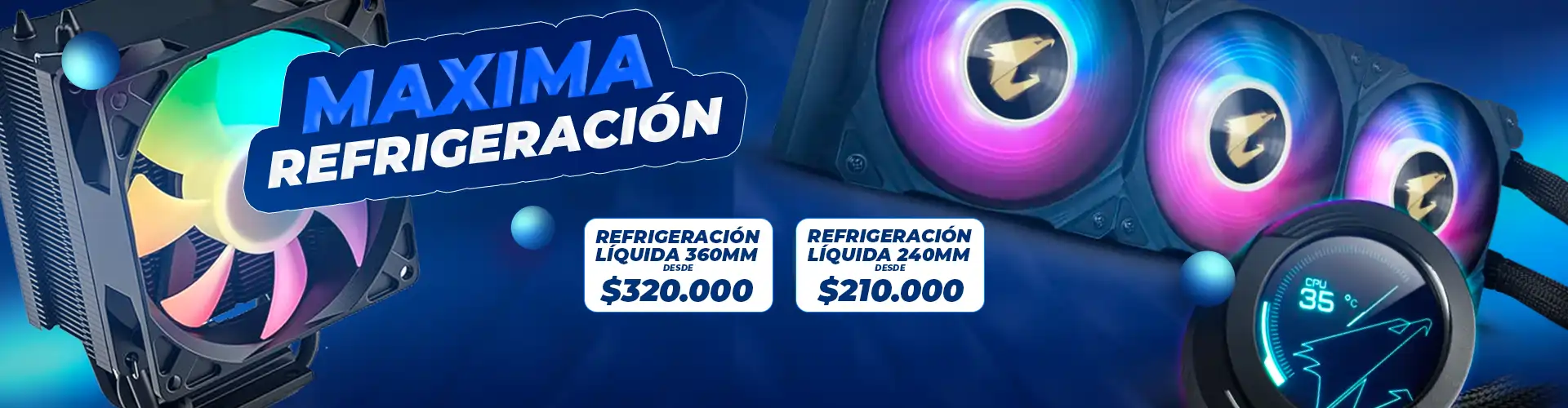 VENTA DE REFRIGERACIÓN LÍQUIDA