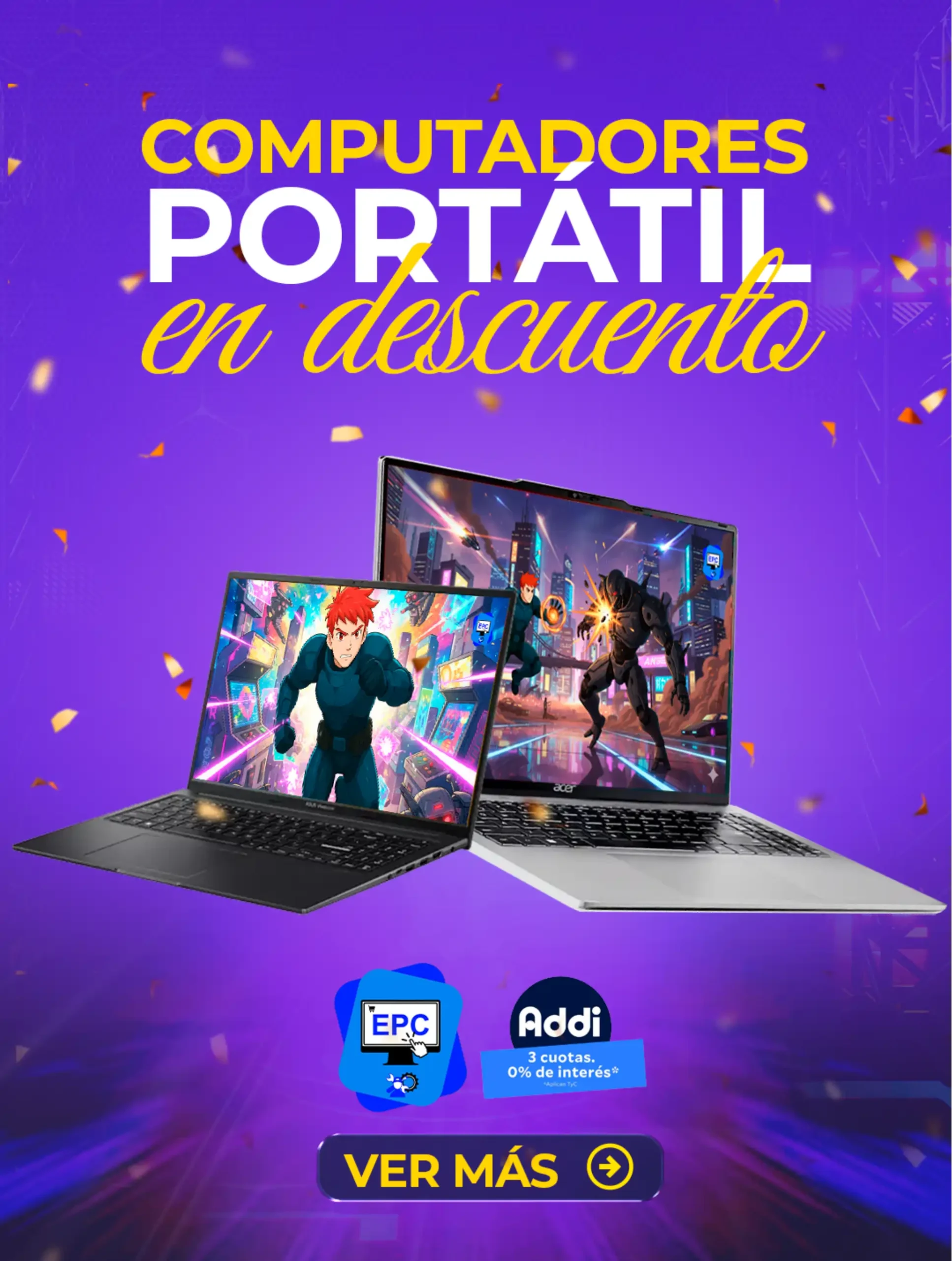Venta de computadores portátil