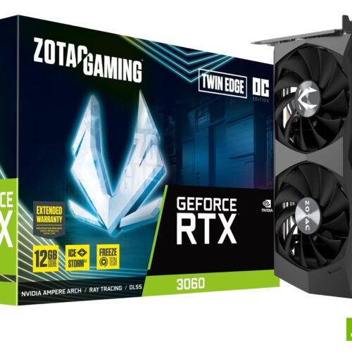 Tarjeta Grafica Zotac Nvidia GeForce RTX 3060 12GB Dual Fan