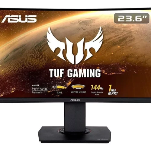 Monitor gamer curvo Asus TUF Gaming VG24VQ led 23.6" negro 100V/240V