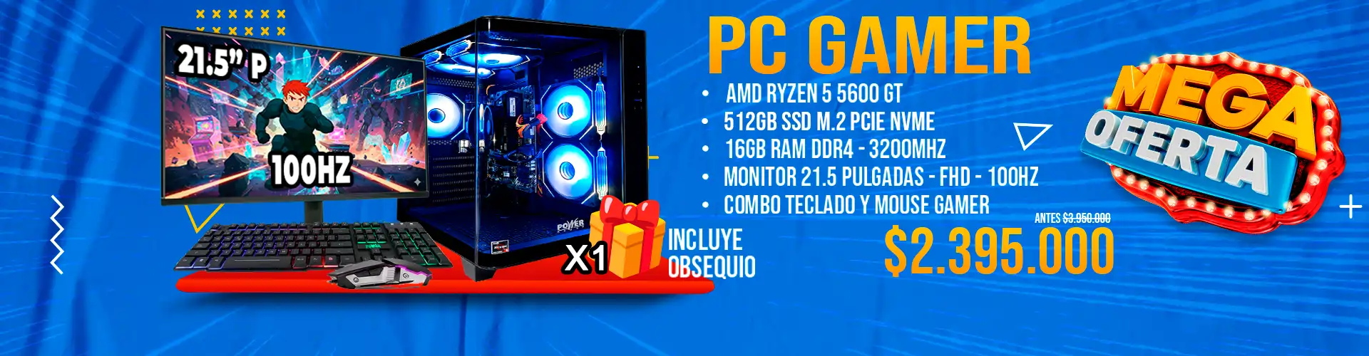 venta de comptuadores gamer