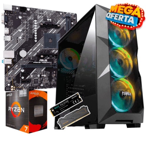 PC Gamer AMD Ryzen 7 5700G + 16GB RAM DDR4 + 512GB SSD (SOLO TORRE)