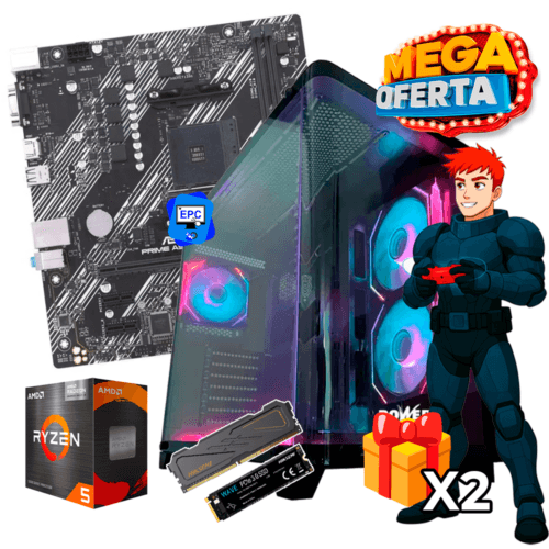 PC Gamer AMD Ryzen 5 5600GT + 16GB RAM DDR4 + 512GB SSD (SOLO TORRE)