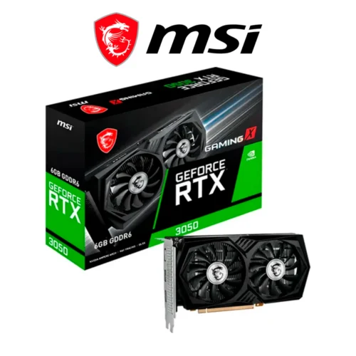 TARJETA GRÁFICA NVIDIA RTX 3050 - 6GB - GDDR6 - MSI GAMING X