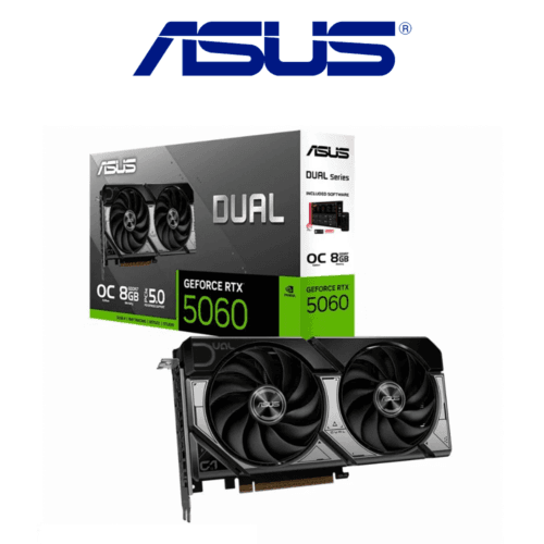 TARJETA GRAFICA RTX 5060 - 8GB - GDDR7 - ASUS DUAL OC EDITION
